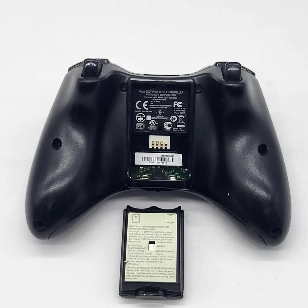 Microsoft Xbox 360 Chrome Blue Special Edition Wireless Controller Model 1403